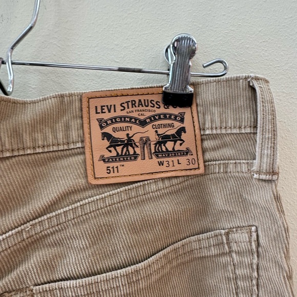 Signature by Levi Strauss Men's Tan Corduroy Pants - Picture 5 of 5